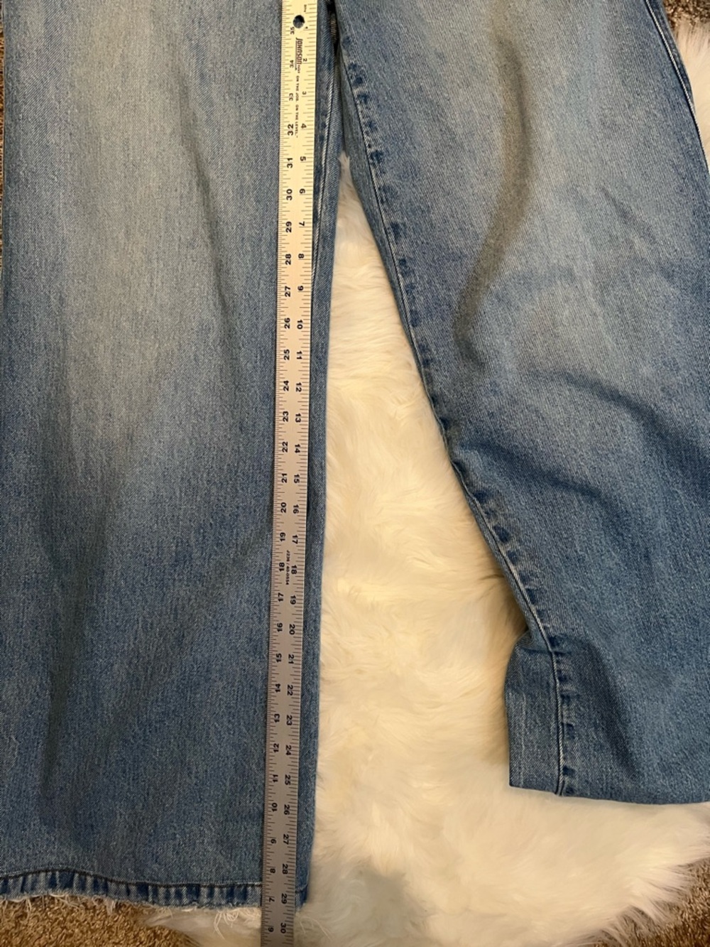 Favorite Daughter The Masha Light Wash Denim Jeans size 30 High rise wide leg - Picture 9 of 10